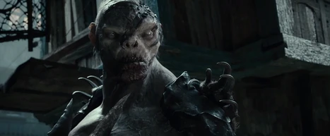 Bolg attacking Lake Town