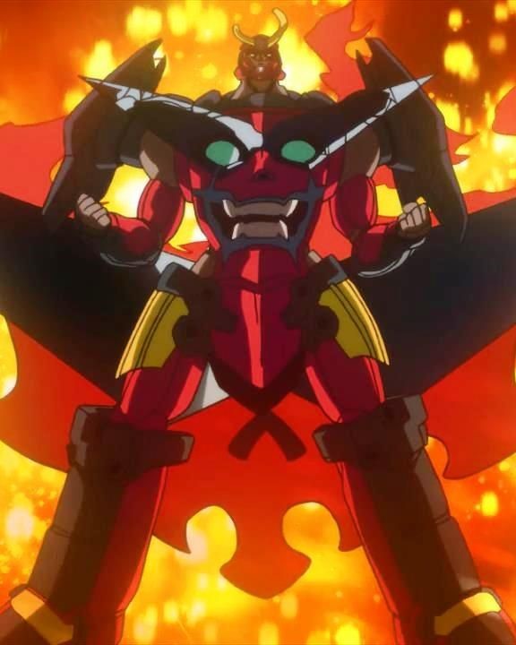 Always wondered what the mechs looked liked if Gurren combined with the  other gunmen. Finally found it in the manga. Gurren+Yoko : r/gurrenlagann