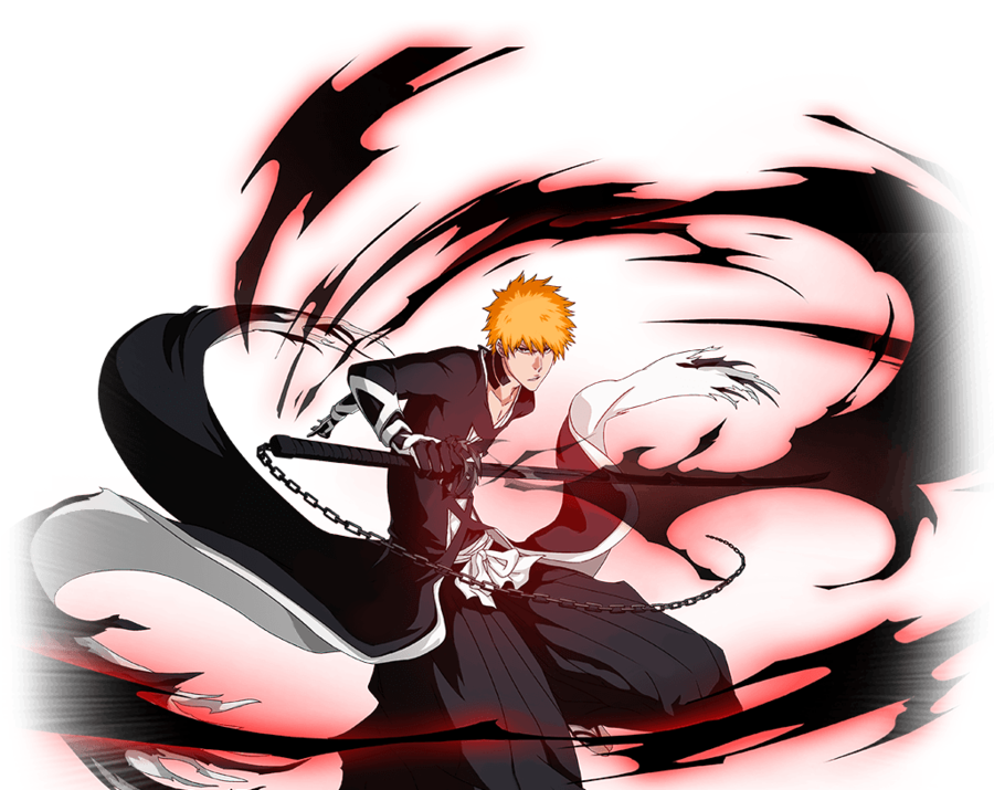 Ichigo Kurosaki Fullbring Bankai remake w/shading (Bleach