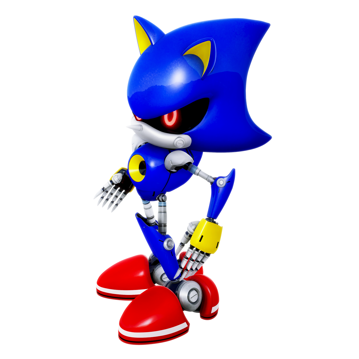 Paper Metal Sonic render