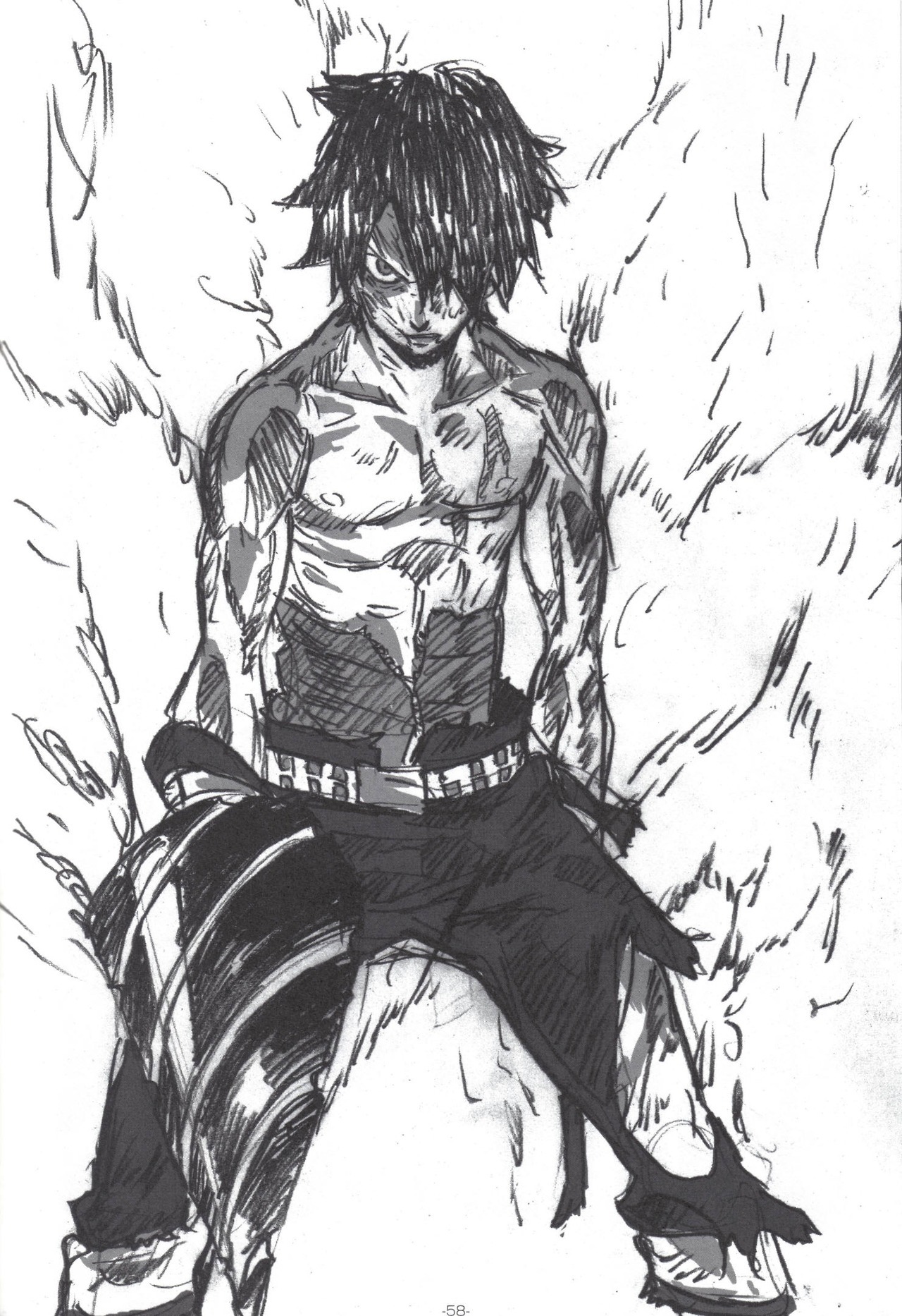 simon (tengen toppa gurren lagann) drawn by nips_(ohnips)