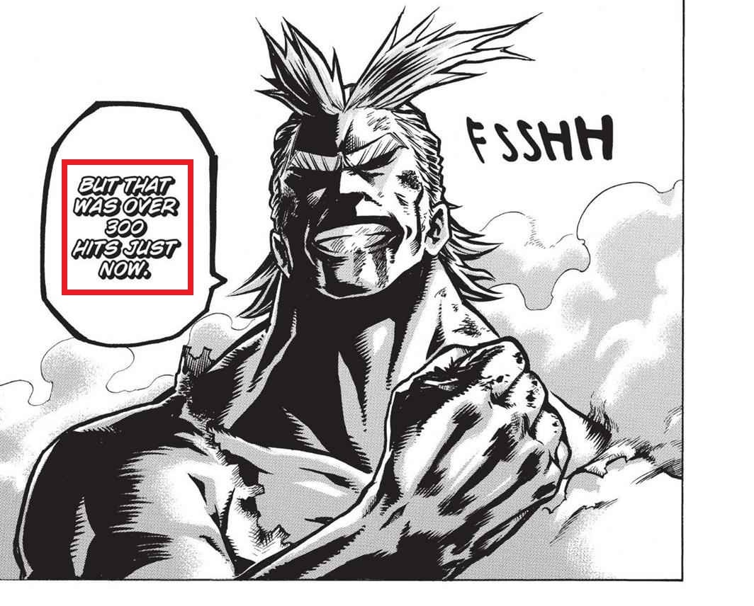 Lumiim Art on X: My Hero Academia Manga 408!! All Might vs All