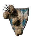 Homunculus Wooden Shield