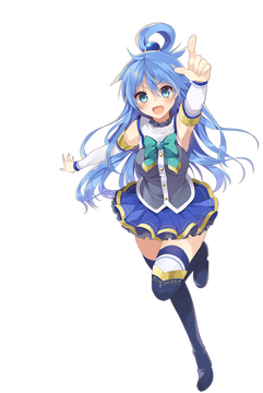 Konosuba 2 Aqua Drinking  Mage in a Barrel