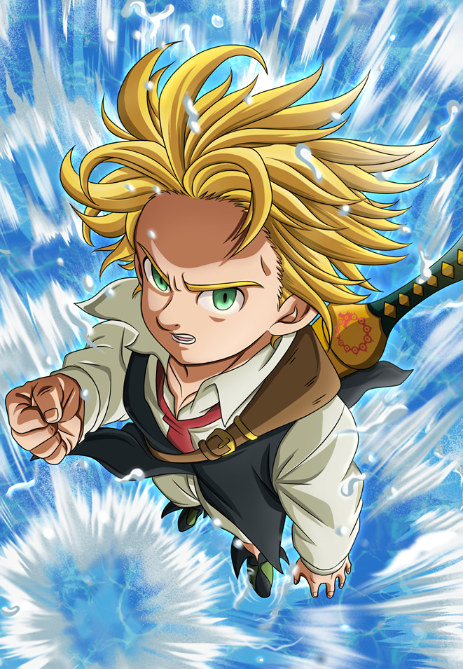 Meliodas volta ao normal e absorve a forma do rei dos demônios