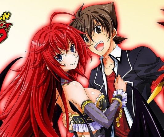 issei hyoudou and rias gremory