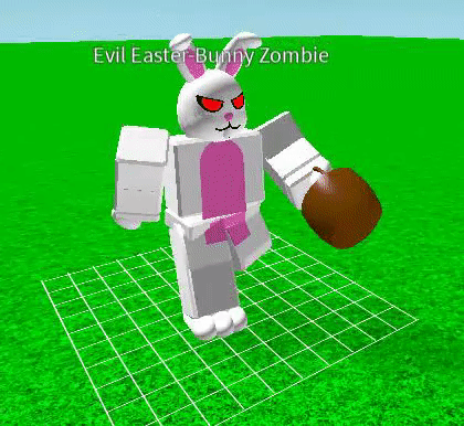 Evil Easter Bunny Zombie All Out Zombies Wiki Fandom - evil rabbit roblox egg