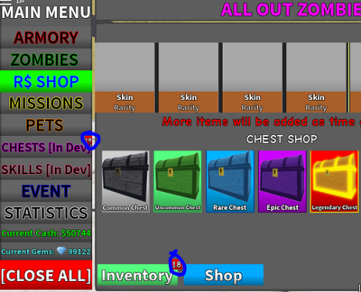 Updates All Out Zombies Wiki Fandom - all codes for all out zombies roblox