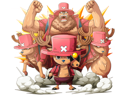 I made all of Chopper's Pre-Timeskip Point transformations in Hero