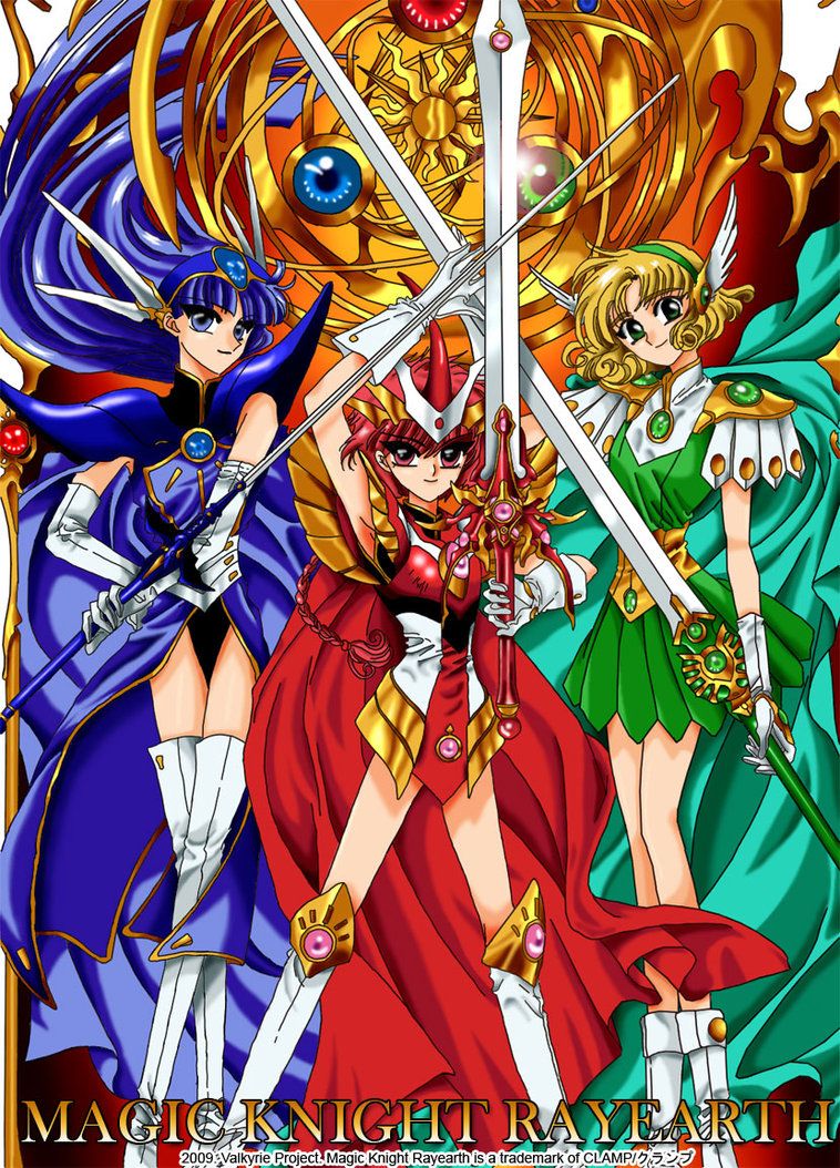 Our wallpaper calendar for June - Magic Knight Rayearth