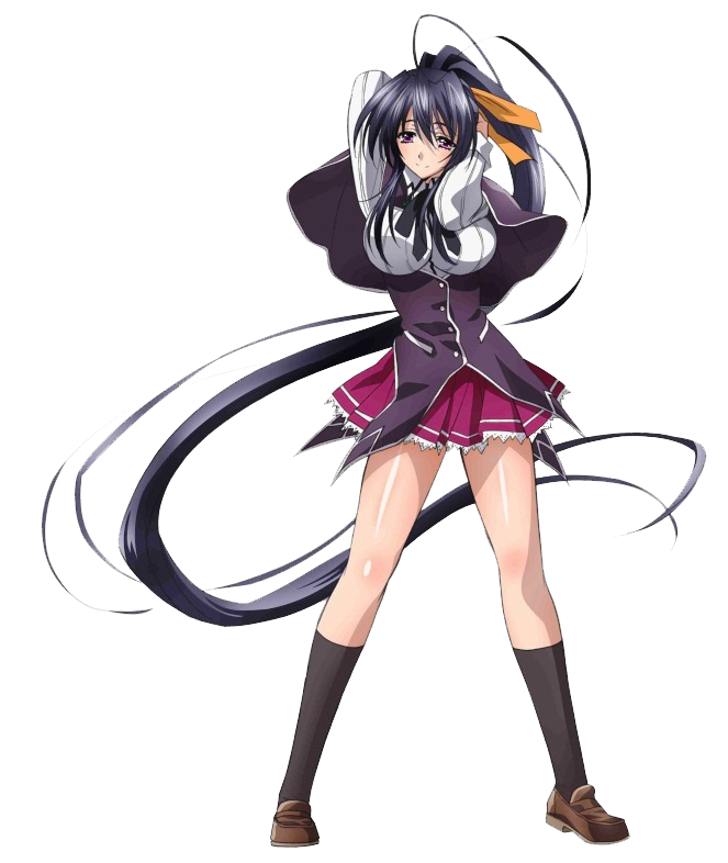 Rias Gremory High School DxD Anime, Anime, black Hair, fictional Character  png