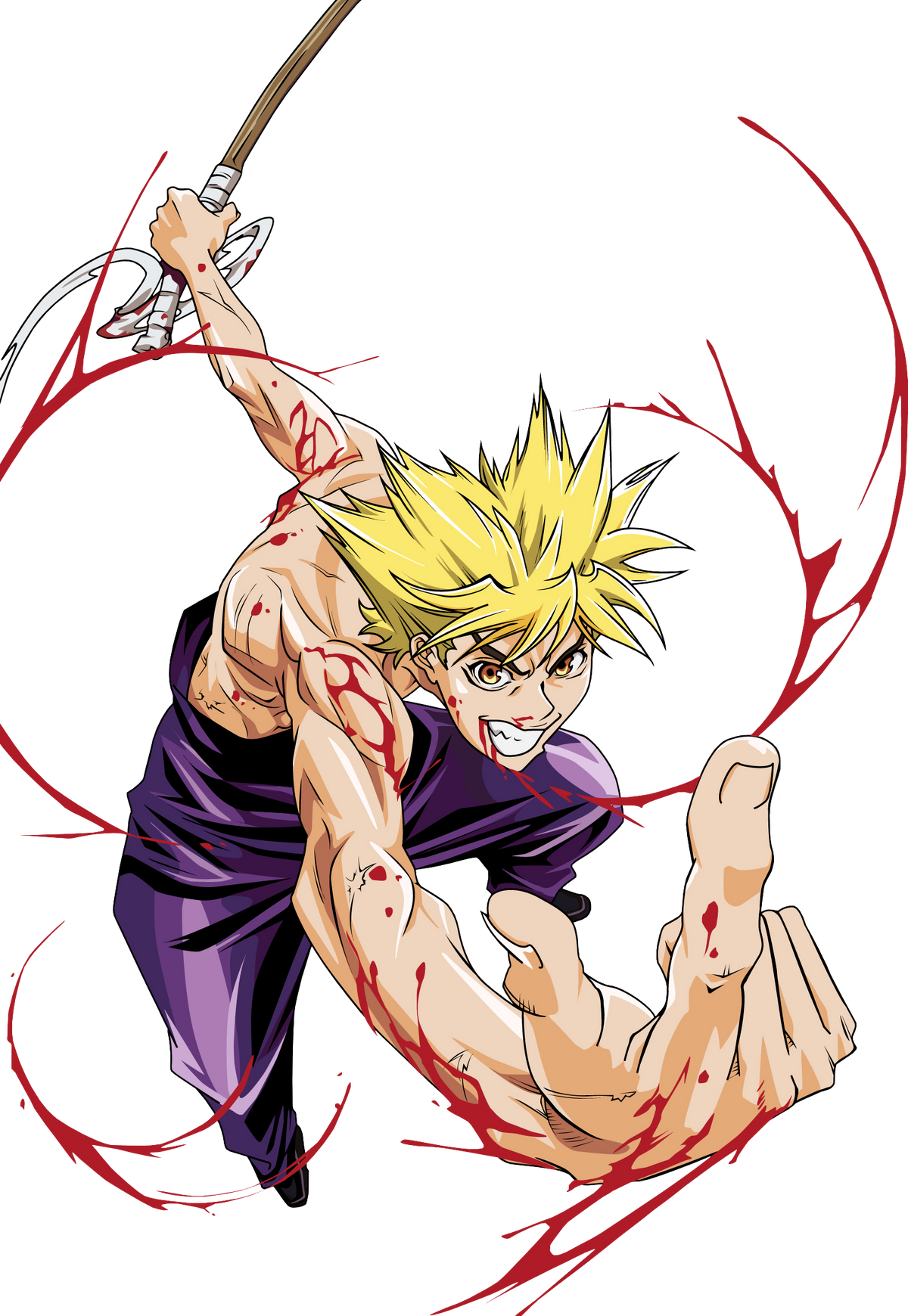 Souichiro Nagi from Tenjou Tenge - Demon Exorcist Form