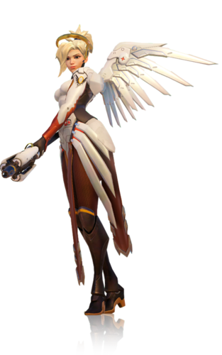 Overwatch Wiki - Mercy Overwatch, HD Png Download - vhv