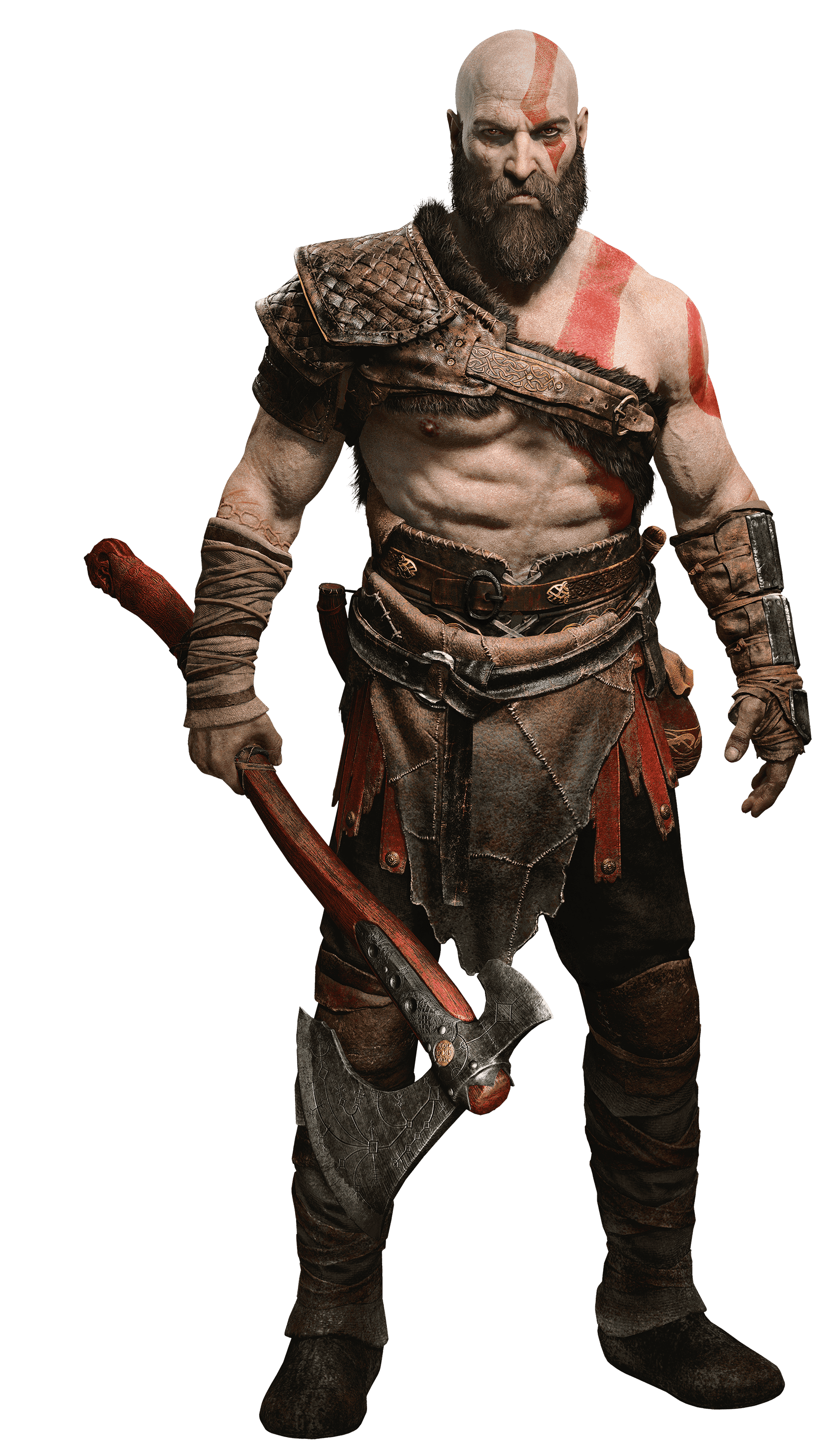 Why doesn't Kratos now have a second scar on his stomach from the