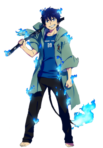 Rin okumura render by ironoakman-dag0d5p