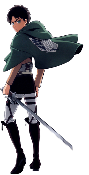 Eren yeager render by lopmonify-d7cqfzo