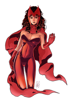 Scarlet Witch Character - App Icon - Fan Art transparent PNG