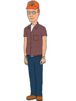 Drew this art of dale gribble without his sun glasses : r/KingOfTheHill