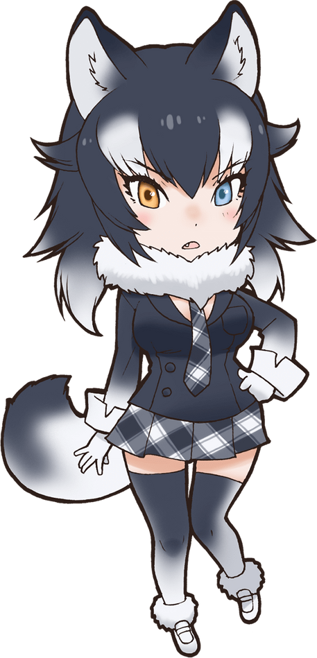 she wolf anime girl chibi