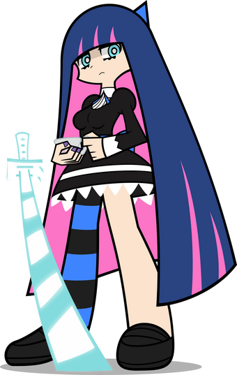 Stocking Anarchy All Worlds Alliance Wiki Fandom She is shown having a bubble bath with panty in the third episodes title card. all worlds alliance wiki fandom