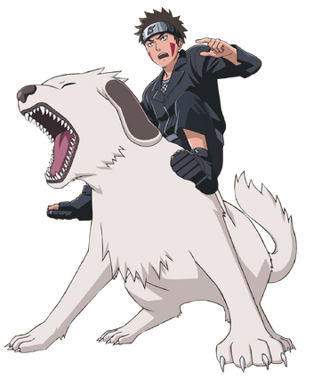 Kiba and akamaru render by xuzumaki-d508nzf