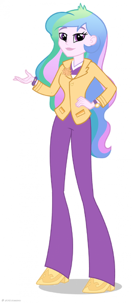Equestria Girls Principal Celestia artwork