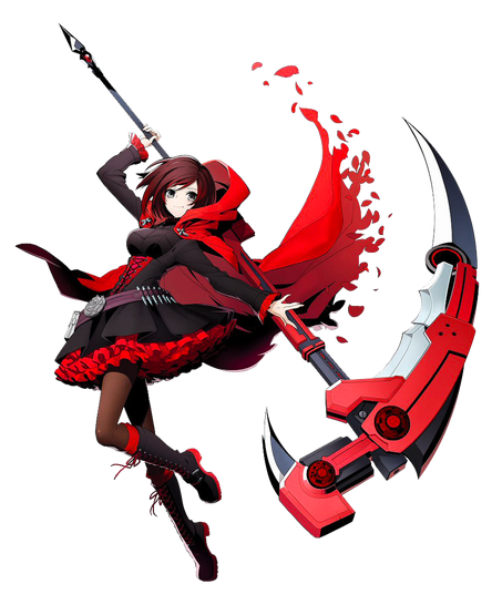 Blazblue cross tag battle ruby rose render by digi thesaiyan-dbgkbni