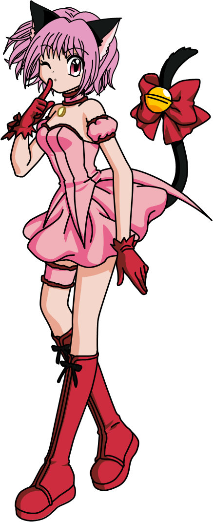 Ichigo is the leader of tokyo mew mew together they fight the