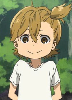 Naru at the beach // Barakamon