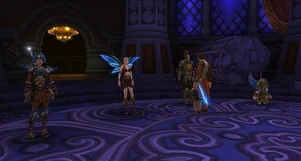 Отряд Выживших в начале квеста