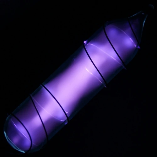 A vial of glowing oxygen.