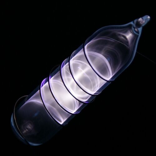 A vial of glowing krypton.