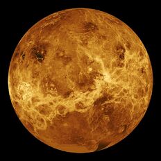 Venus without atmosphere