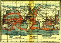 Ocean currents 1911