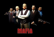 Поли (слева) с битой на официальном постере к игре