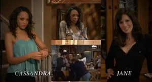 Cassandra Foster on the opening credits on the AMC online reboot