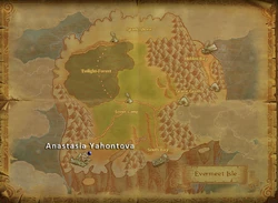 Anastasia's location