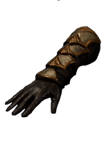 Dull gold gauntlets remake