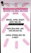 A Discovery of Witches S2 Global Dates Part I