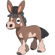 A juvenile Mudsdale, known as a Mudbray.