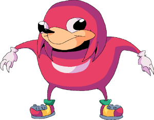 Ugandan echidna worker red