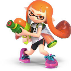 SSBU Inkling Girl