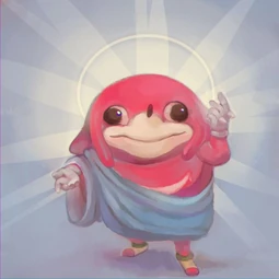 A sight of the Uganda Knuckles god.