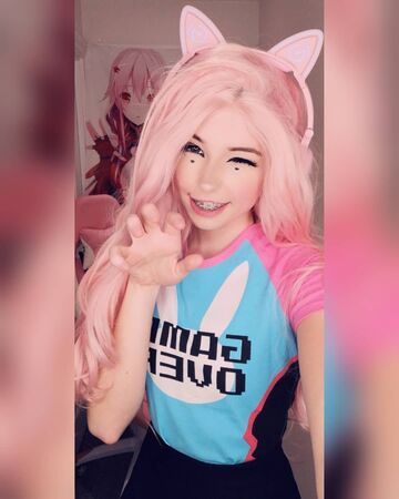 Belle delphine pink hair