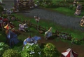 Tents and NPCs.