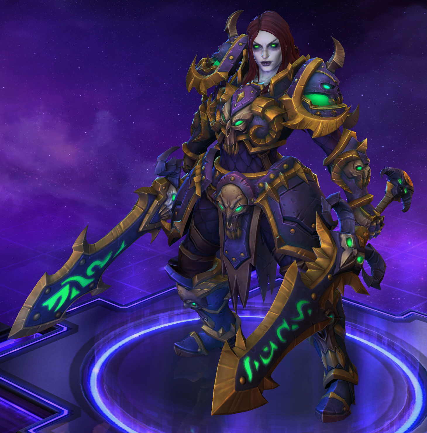 Hots skins. Heroes of the Storm Соня. Джайна дредлорд. Джайна Праудмур дредлорд. Рыцарь смерти хотс.