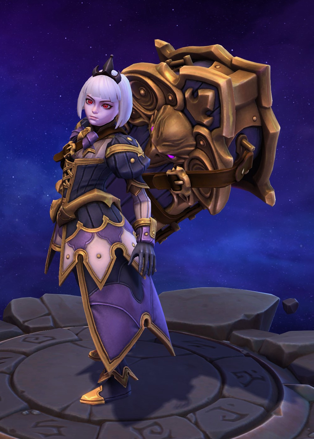 New Heroes of the Storm hero Orphea character portrait, artwork