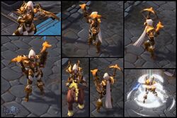 Heroes of the Storm — Valla has received a re-texture and a new pose