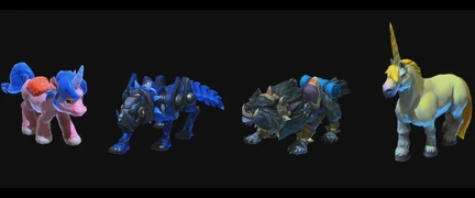 More renders of mounts.