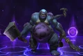Stitches's bones are covered with patches in the Korean version.